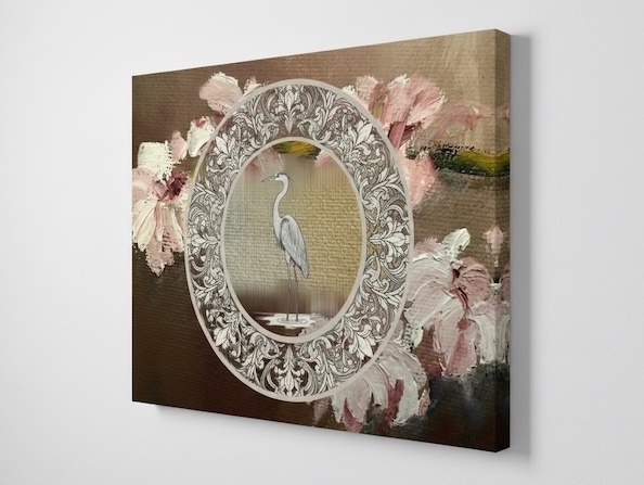 Example of artwork 1-5 hanging on a wall